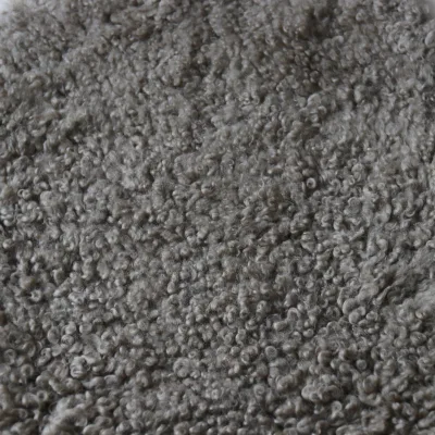 100% Real New Zealand Sheep Skins with Short Curly Hairs High Quality Curly Pile Sheepskin Fur Fabric for Garment Home Textile