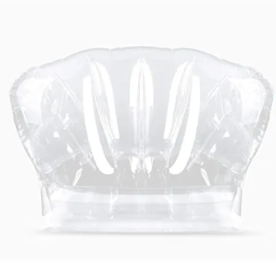 Outdoor Inflatable European Style Transparent Double Seat Lazy Person Chair Fold Couch Lounge Leisure Sofa Air