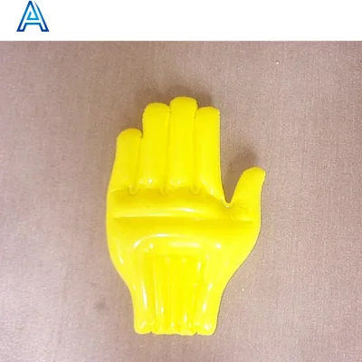 Vinyl PVC Inflatable Palm Hand for air Blow OEM Customize Finger Toy Cheering Inflatable