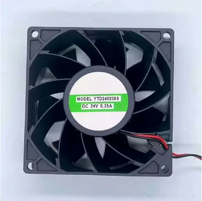 YTD249238S DC 24V 0.35A 92x92x38mm 2-Wire Server Cooling Fan