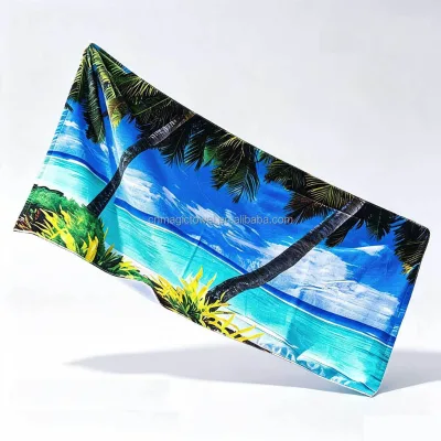 Factory Wholesale Cheaper Summer Swimming Luxury extra Large Travel Custom logo Print 100%cotton  Beach Towel Custom Print