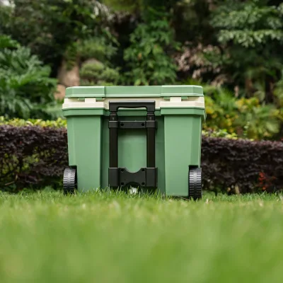 48L Premium Outdoor Cooler Box With Leak-Proof Lid Handles Commercial Grade Insulation For Street Stalls Picnics Family Outings