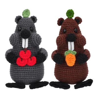 Beaver Crochet Kit Beginner Crochet Kit for Adults and Children with Instructional Videos and Tutorials