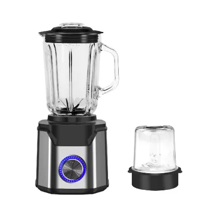 High Quality 2-in-1 Electric Blender Stainless Steel Blade PC Body Copper Motor 3 Speeds >3.0L Capacity Push Button Control