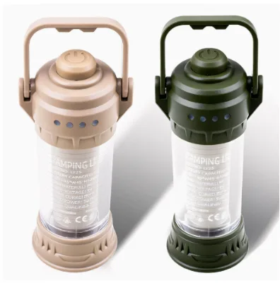 Dual Function LED Camping Light Rechargeable Mini Flashlight Portable Hanging Outdoor Hiking Lamp