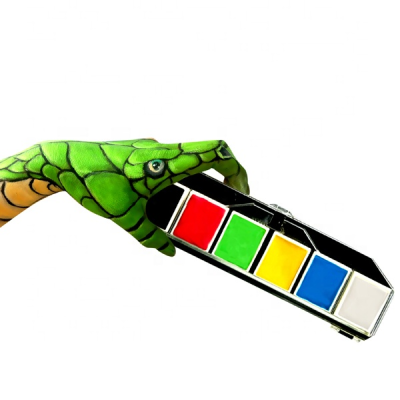 Impressionistic Face Body Paint Type Nude Human Body Painting