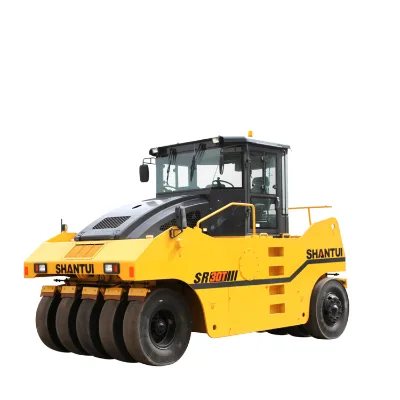 SHANTUI 30 Tons Tyre Road Roller SR30T with Air Conditioner 132KW Power Low Maintenance Cost Low Price in Angola