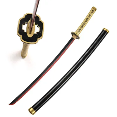 Demon Slayer Cosplay Prop Yoriichi Bamboo Nichirin Sword