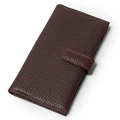 2025 New Women Fashion Long Leather Wallet Clutch Purse Multifunctional Multiple Card Slots Waterproof A5 Size Money Holder