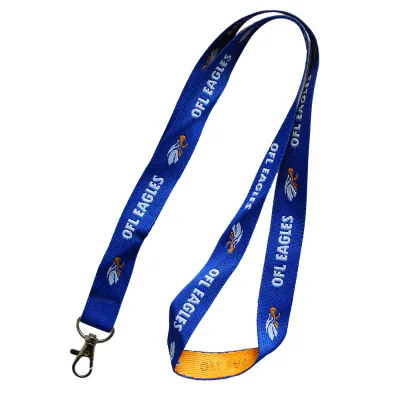0.8 Inch Width Woven Jacquard Lanyard with Snap Hook