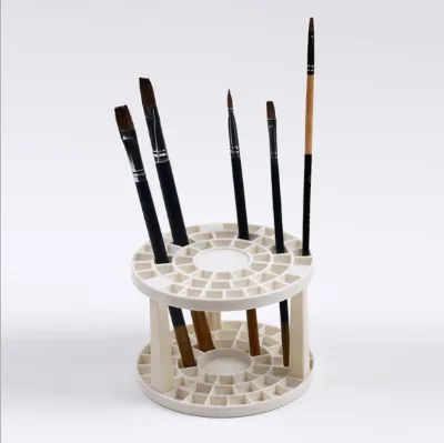 Multifunctional round Shape Plastic Pen Holder for Artists & Creatives Versatile Palette Tool
