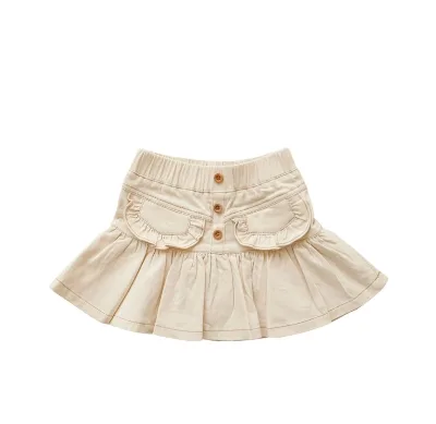 summer girls fashion cute Philippine pleated jeans pleated skirt lace SKIRT for girls cotton Sweet Lace Baby Girl Shorts