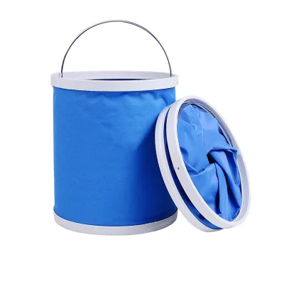 Camping Fishing Portable Pvc Bucket Folding Bucket Folding Bucket for Car Wash