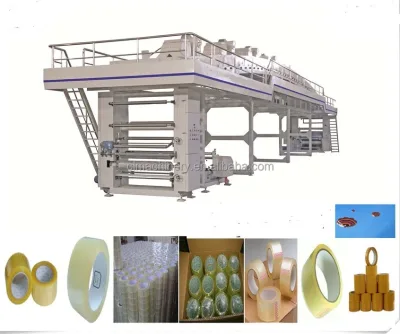 Auto BOPP Adhesive Tape Jumbo Roll Coating Machine