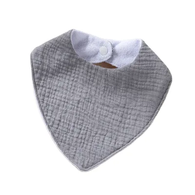 Wholesale High Quality Cotton Printed Super Soft Baby Bib and Muslin Burp Cloths Burping Towel