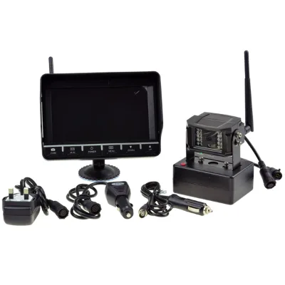 720P AHD Wireless Reverse Inspection Camera System with Rechargeable Battery and Magnetic Mount