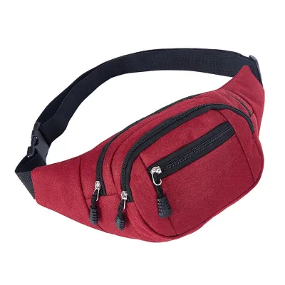 2025 New Polyester Outdoor Mountaineering Fashion Waterproof Leisure Large Capacity Travel Bag Cheap Blank Boys Waist Bag