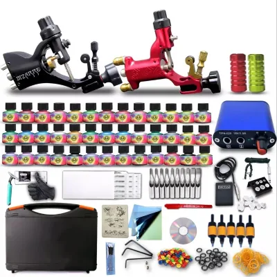 Ghostaxe High Quality Dragonfly Aluminum Coil Tattoo Machines Kit Tattoo Long Time Lasting Kits and Equipment