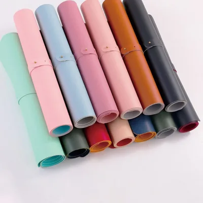 Custom Logo Super Large Waterproof PU Leather Desk Pad Non-Slip Office Table Mat Soft 3mm Mouse Pad