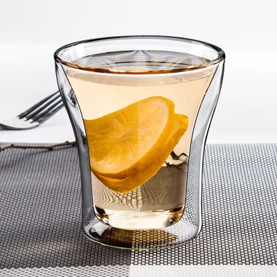 New Hot Sales!Handmade Heat- resistant High Borosilicate Coffee Glasses Double Wall Glass Tea Cups Beer Wine Vodka Cocktail Cups