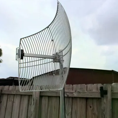 Weatherproof 24GHz 15dBi High Performance Vertical Die Cast Reflector Grid Wireless Wifi LAN Antenna