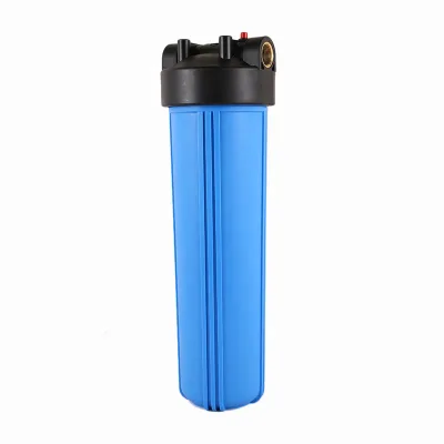 Double O-ring Plastic 20" Big Blue Filter Housing for Water Purifier