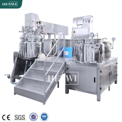Henwi 100-500 Liters Lotion Cream Liquid Foundation Make-up Silverson Mixers Wall Color Painting Mixing Paint Making Machine
