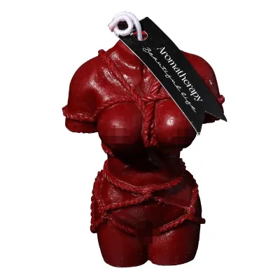 Women Body Shape Modelling Luxury Red Perfume Fragrance Candle Small Gift for Married Women
