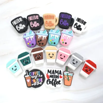 Hot Sale Fashion Simple Diy Boba Milk Tea Coffee Cup Series Focal Beads New Cute Focal Beads for Pens