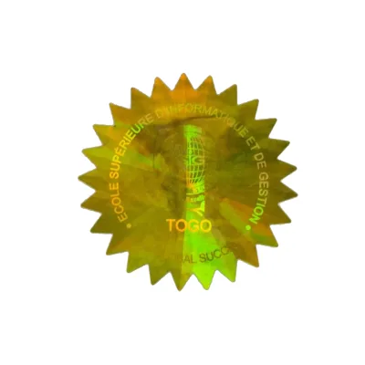 Custom High Quality Hologram Iron Woven Label Maker