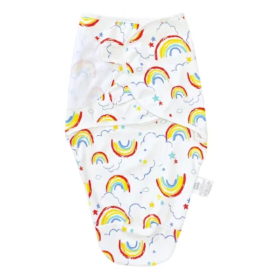 Adjustable Baby Sleeping Bag Soft Safe Swaddle Wrap for Newborns (Hip-Healthy Design)