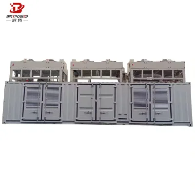 Heavy Duty Generator Gas 1000kw 2000kw 1MW 2MW Container Generator Prices