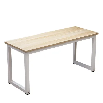 Living Room Furniture L-Shaped Metal Frame Wooden Writing Office Desks Study Table Home Corner Computer Table With Shelves