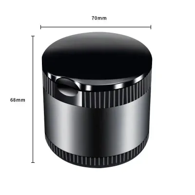 Aluminum Alloy Car Ashtray Fluorescent With Logo for BMW Mercedes Audi VW MINI Tesla Toyota Honda Interior Accessories