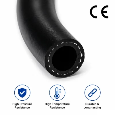 Oil-resistant Fuel Pump Hoses and Flexible Braided Intake Rubber Hoses Are Made of NBR Rubber and Cutting Services Are Available