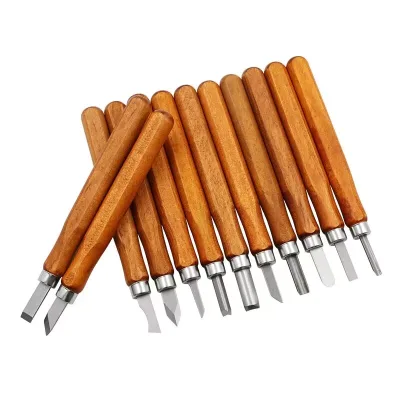 12PCS Wood Carving Knife Set Hand Carving Tool Set for DIY Sculpture Carpenter