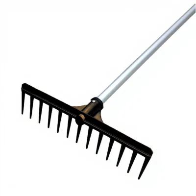 Smooth Push Golf Bunker Rake Golf Lawn Rake for Golf Course Range