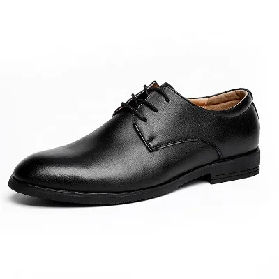Formal Office Working Comfortable Men Genuine Leather Casual Dress Shoes for Men on Duty
