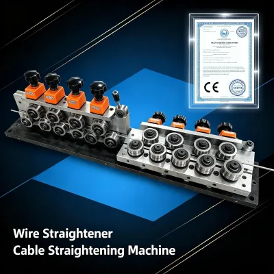 7mm Durable Roller Structure for Cable Extrusion Production Wire Straightener Wire Straightening Machine