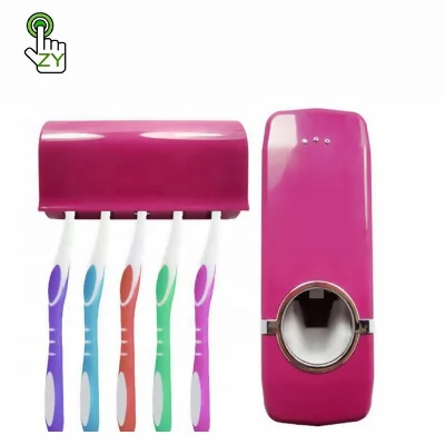 Wholesale Wall Mounted Hand Free Automatic Toothpaste Dispenser for Family Washroom Bathroom