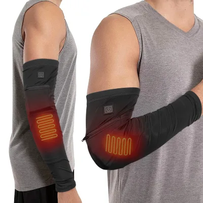 Lightweight Waterproof Electric Heat Arm Cover Sleeve Sports Baseball Basketball Elastic Arm Sleeves Manga De Proteo De Brao