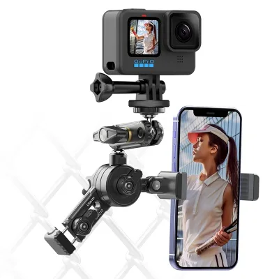 Ulanzi CM010 Universal Fence Mount for Gopro Fence Clamp Mount Holder Video Recording for Gopro Insta360 DJI Action Camera Phone