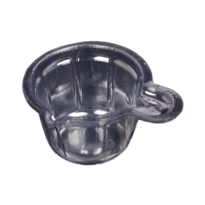 Disposable 40ml Clear Plastic Urine Cup OEM Customizable for Lab Specimen Testing & Collection