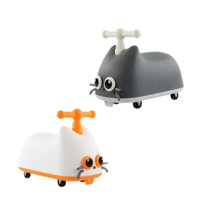 Children's Round Design Torsion Car Balance Scooter Safety Plastic Material Roll-over Protection
