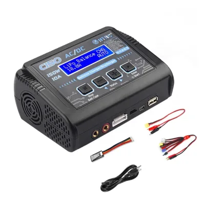 HTRC C150 Smart Balancer Charger AC/DC 150W 10A Discharger for RC Airplane Parts LiPo LiHV LiFe Lilon NiCd NiMh Pb Batteries