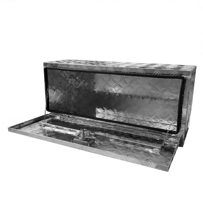 EM Diamond Plate Aluminum Ute Pickup Tool Box for Hilux Ranger D-MAX Waterproof Lockable Truck Storage Chest