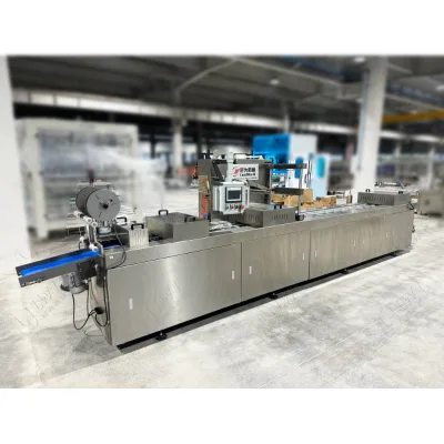 LWT Automatic Film Thermoforming Tofu Suger Tray Vaccume Sealer Packing Machine for Ice Cream Packaging