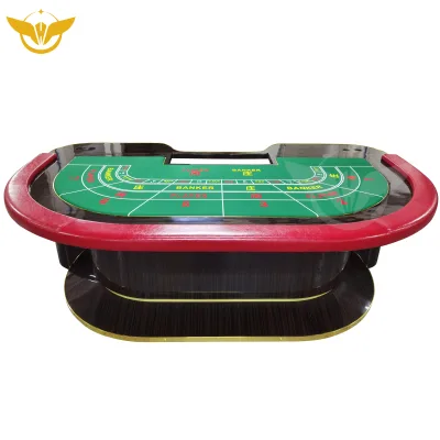 YH Custom Wooden Baccarat Casino Table Tavolo Da Poker Punto Banco