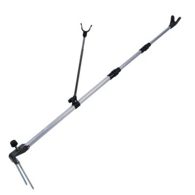 Factory Outlet 2 Section Aluminum Alloy Fishing Rod Holder with Plier for Outdoor Sports