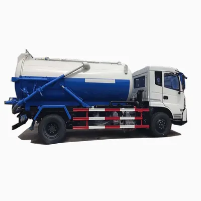 4X4 All Drive 8.33 Cbm Slurries Sludges Sewer Sewage Suction Truck with Cleaning Function